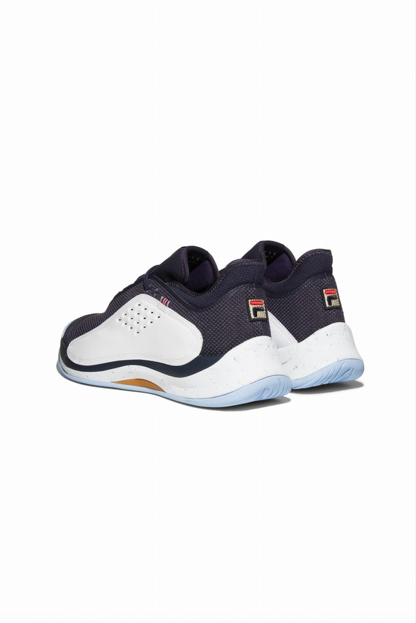 Navy / Black Fila Mondo Forza Tennis Men Trainers | 1423PBJUT