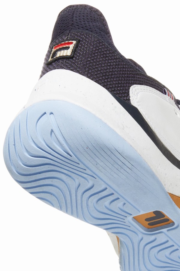 Navy / Black Fila Mondo Forza Tennis Men Trainers | 1423PBJUT