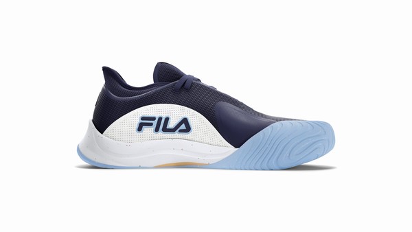 Navy / Black Fila Mondo Forza Tennis Men Trainers | 1423PBJUT