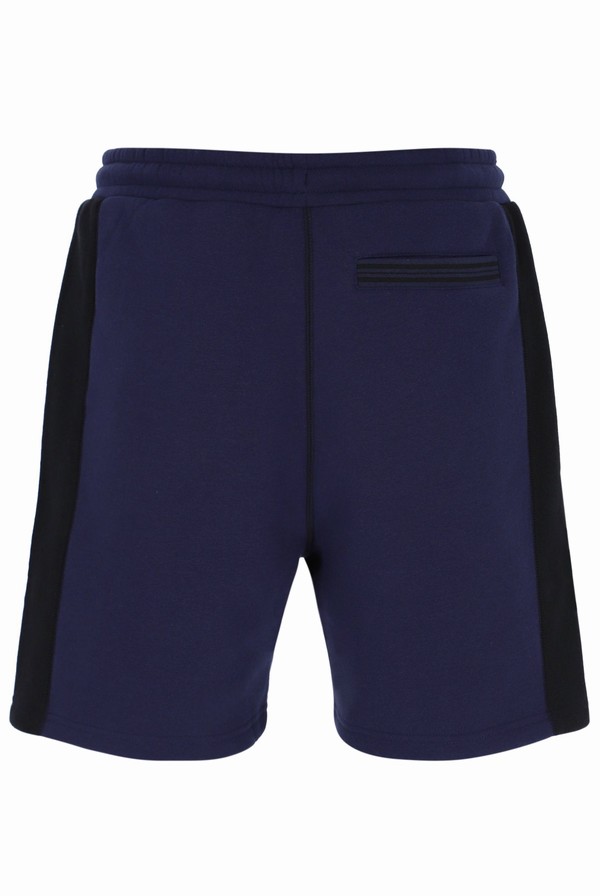 Navy / Black Fila Webber Fleece Men Shorts | 6931RXKTY