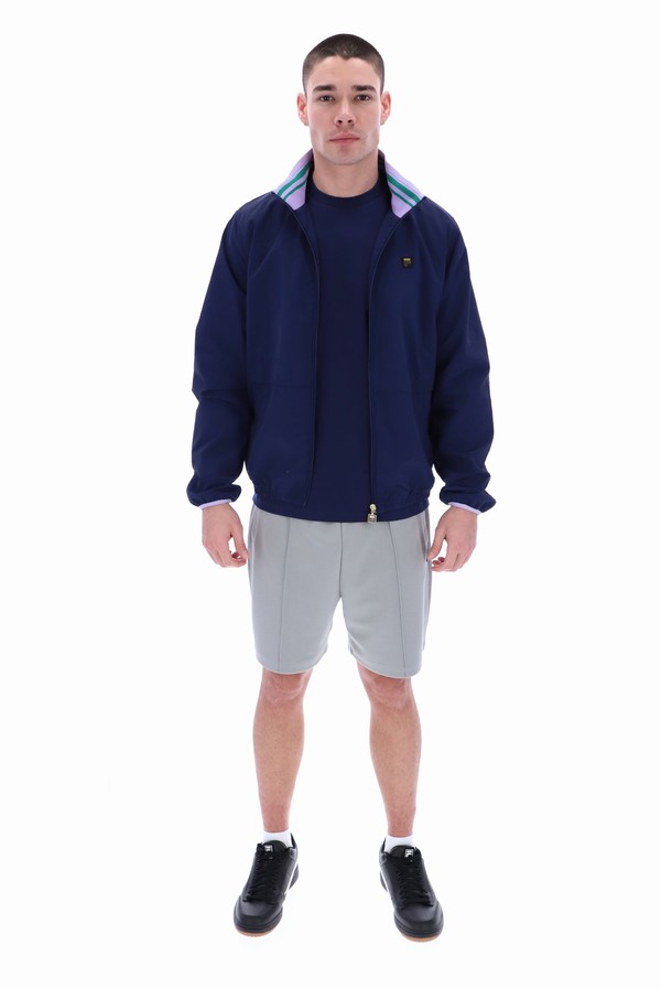 Navy / Purple / Navy Fila Truli Nylon Men Track Top | 3286TWKSQ