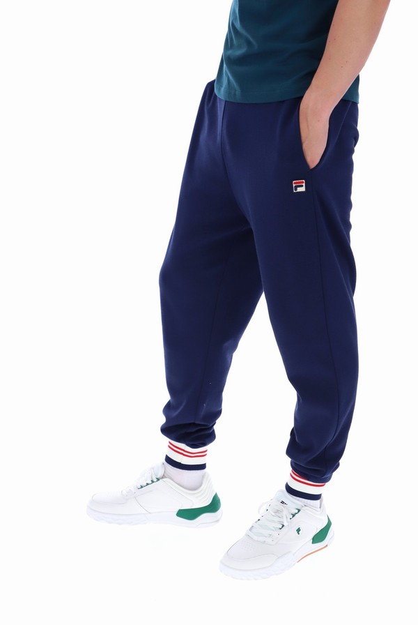 Navy / Red Fila Deuce Men Jogger | 3840WDTUS