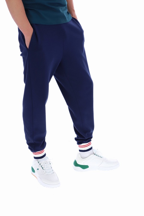 Navy / Red Fila Deuce Men Jogger | 3840WDTUS