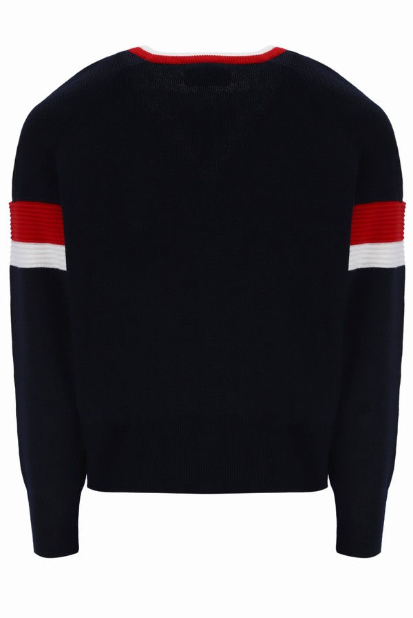 Navy / Red / White Fila Frankie Knit Crew Women Co-ords | 2059JTSON