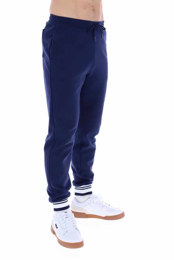 Navy / White Fila Deuce Men Jogger | 9531OURFE