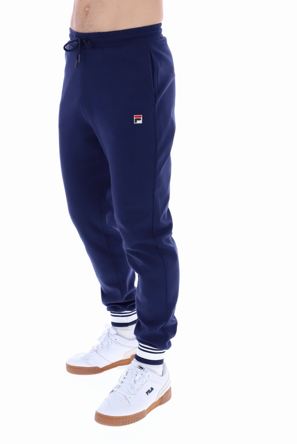 Navy / White Fila Deuce Men Jogger | 9531OURFE