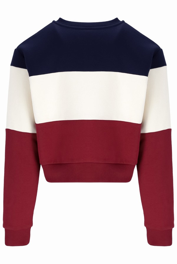 Navy / White / Red Fila Alexy Crew Women Co-ords | 8945PSOUK