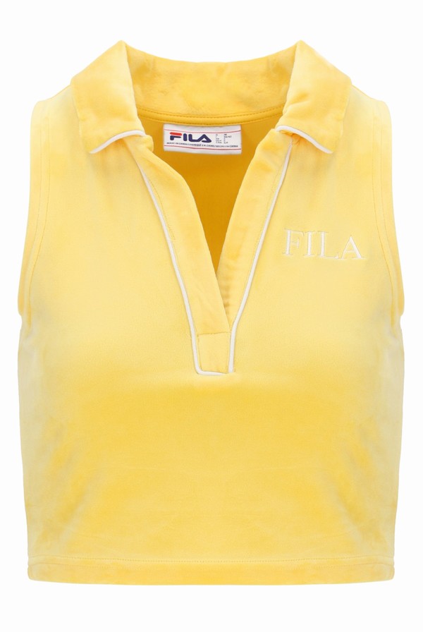 Orange / White Fila Frenca Collar Style Women Co-ords | 8946DOQPG