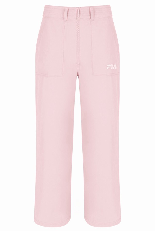 Pink Fila Amira Contrast Cargo Women Bottoms | 2470MXICE