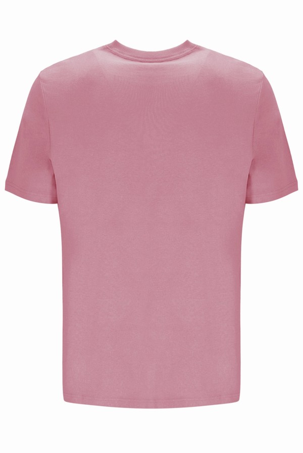 Pink Fila Benjiman Sleeve Men T-shirts | 8751WVJHE