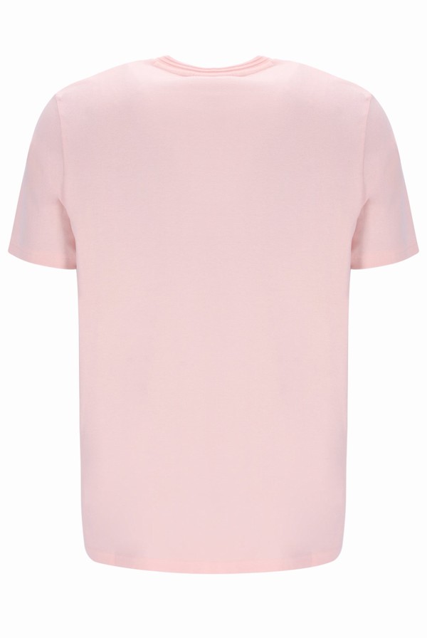 Pink Fila Dax Sleeve Men T-shirts | 8351CUYFB