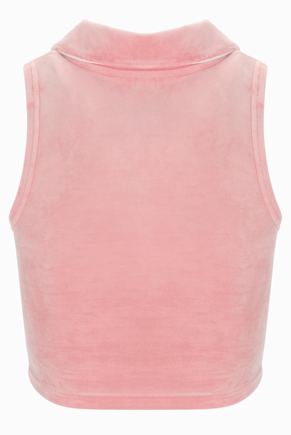 Pink Fila Frenca Collar Style Women Tops | 5910OGNWY