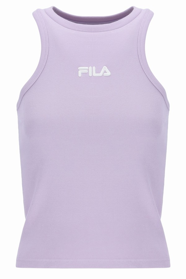 Pink Fila Hilde Racer Cropped Women Vest | 0391OZQXY