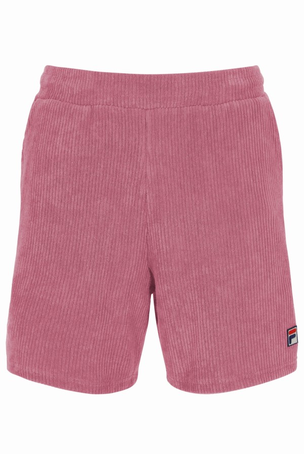 Pink Fila Ronan Terry Needle Men Shorts | 4802XASPG