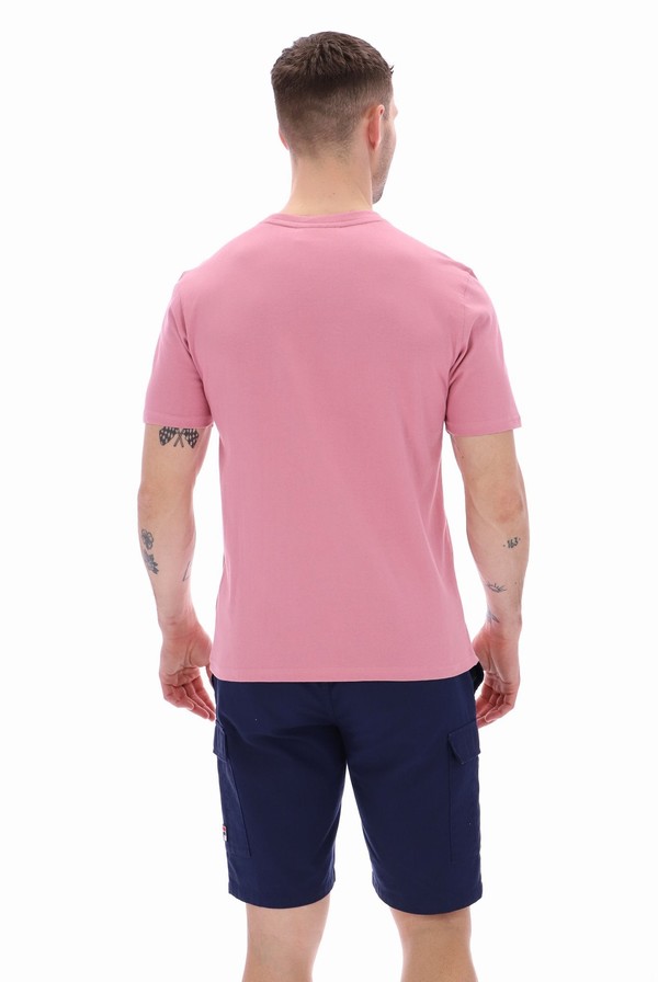 Pink Fila Sunny Essential Men T-shirts | 9647LQTWF