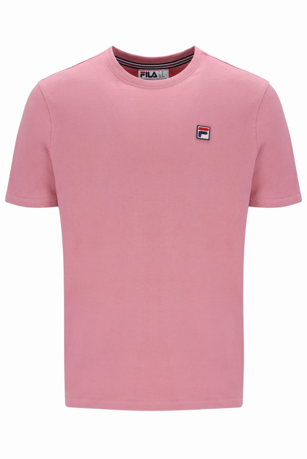 Pink Fila Sunny Essential Men T-shirts | 9647LQTWF