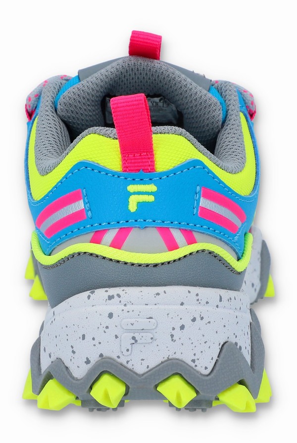 Pink / Grey / Blue Fila Oakmont Kids | 9834QETYO