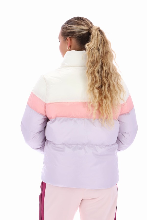 Pink / Purple Fila Maren Quilted Women Jackets | 9730DAVHT