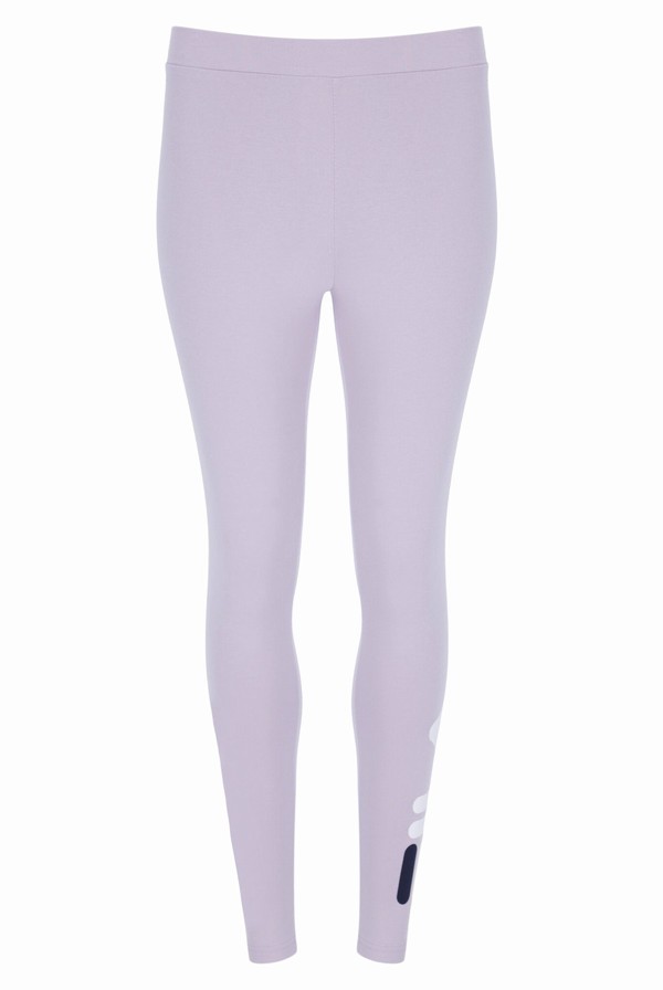 Purple Fila Beba Side Logo Women Leggings | 4260WXPAQ