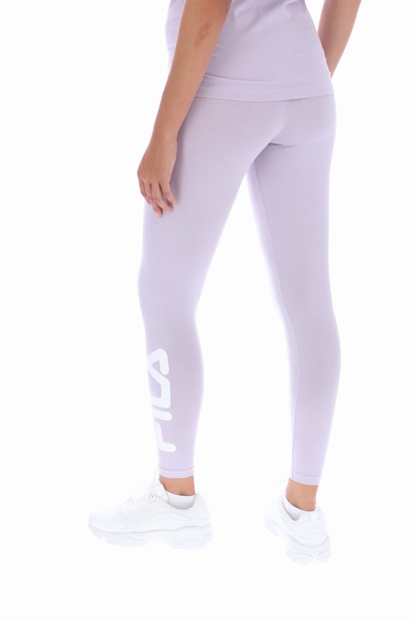 Purple Fila Beba Side Logo Women Leggings | 4260WXPAQ