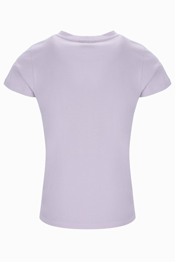 Purple Fila Cecilia Classic Logo Women T-shirts | 4680PLSRG