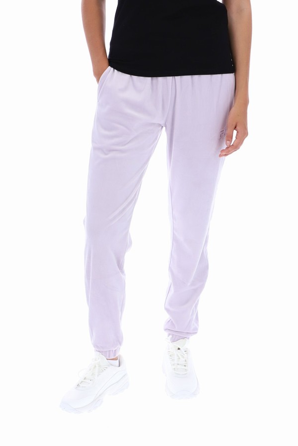 Purple Fila Lacey Side Tape Women Jogger | 5947QUCKJ