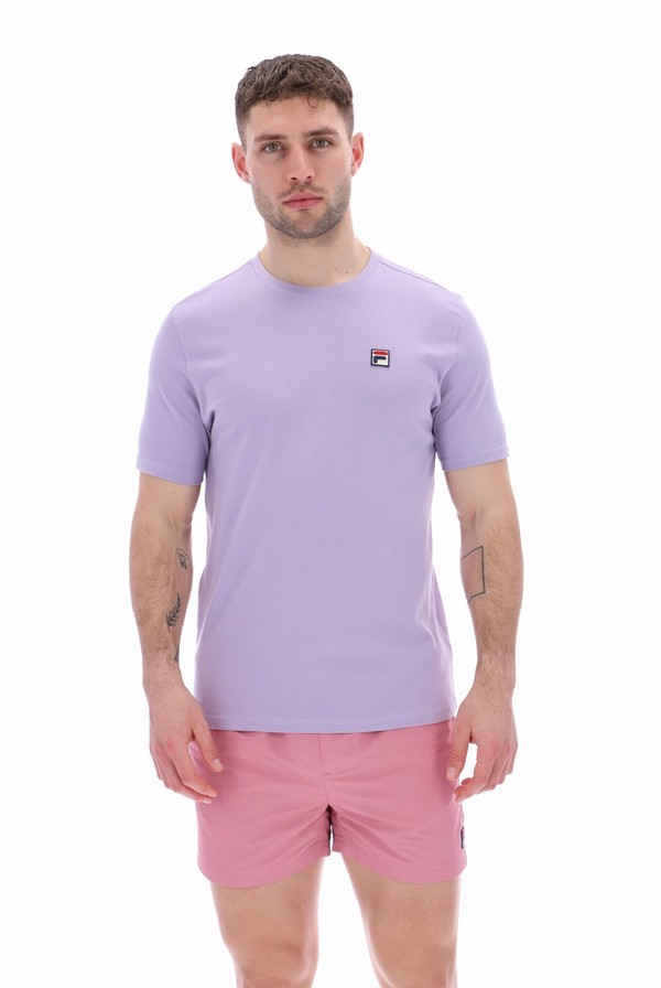 Purple Fila Sunny Essential Men T-shirts | 3608BCFTA