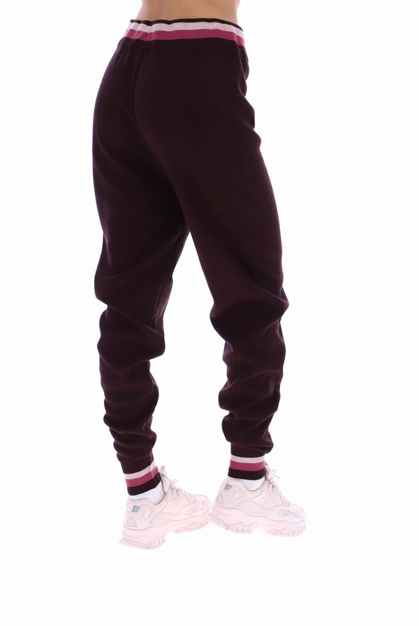 Purple / Burgundy / Dark Red Fila Frankie Knit Women Bottoms | 7589UWOXE