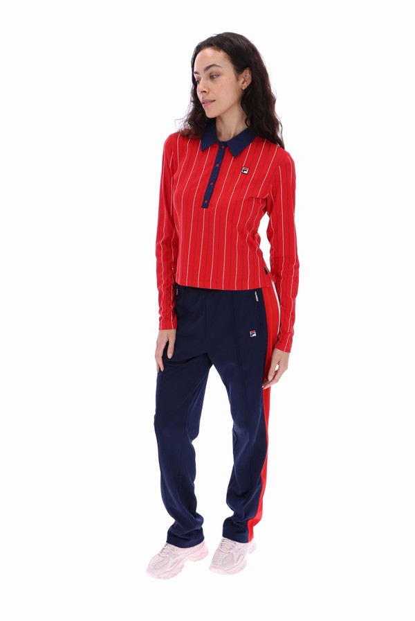 Red Fila Jada Long Sleeve BB1 Women Pants | 2549JQTWH