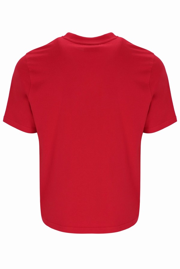 Red Fila Janis Boxy Women T-shirts | 0528LGCWX