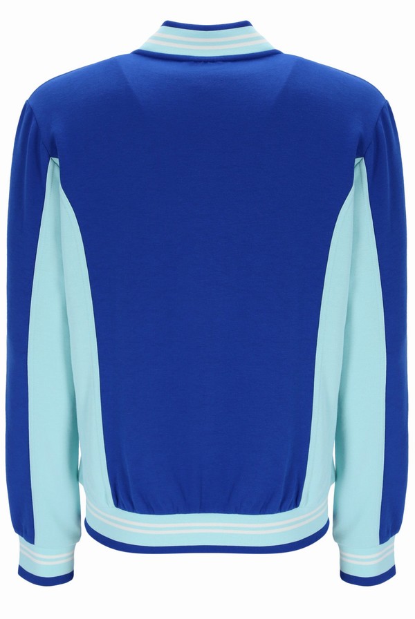 Turquoise Fila Settanta Baseball Men Track Top | 5793SEQHD