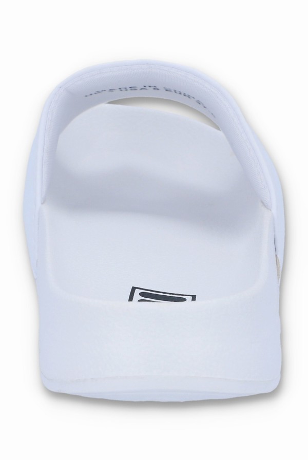 White Fila BB Men Slides | 4306WQJMF