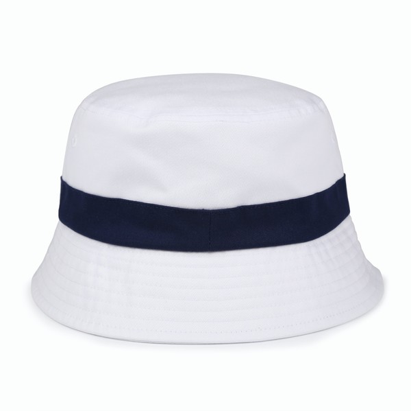 White Fila Basil F-Box Bucket Men Hats | 8301UOZGN