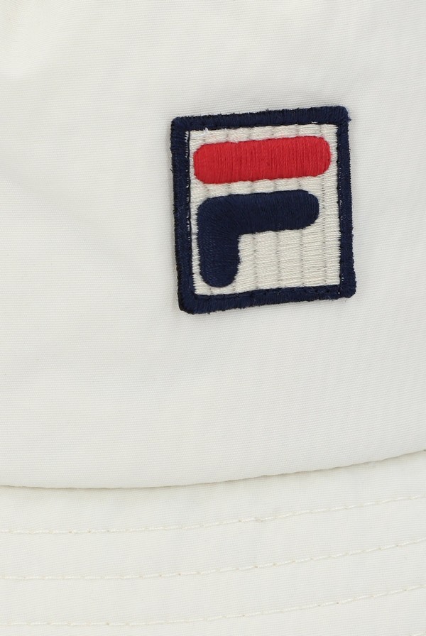 White Fila Bevans Sherpa Lined Bucket Men Hats | 0823KSXJL