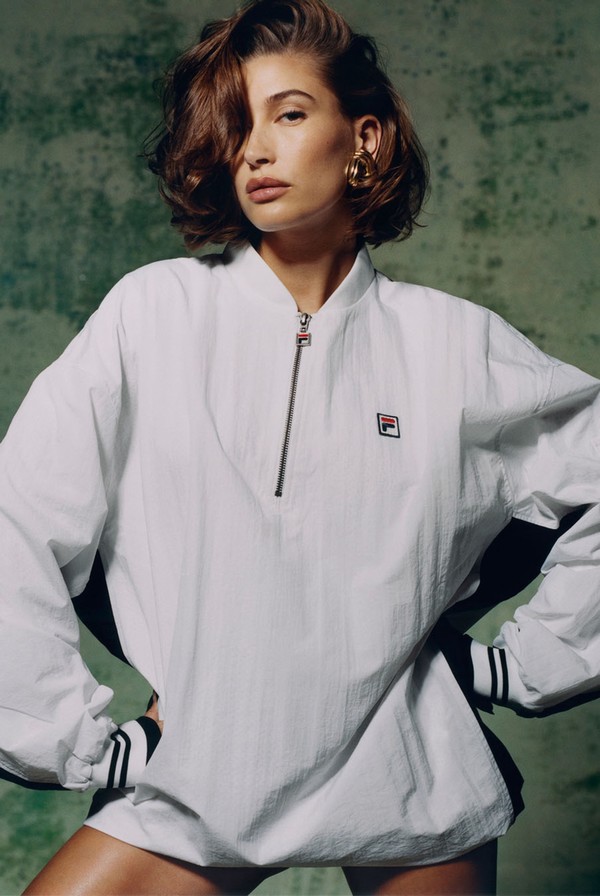 White Fila Cima Crinkled Half Zip Women Tops | 3217FMLAI