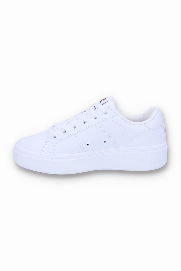 White Fila Court Plump Men Trainers | 4012NYPOE