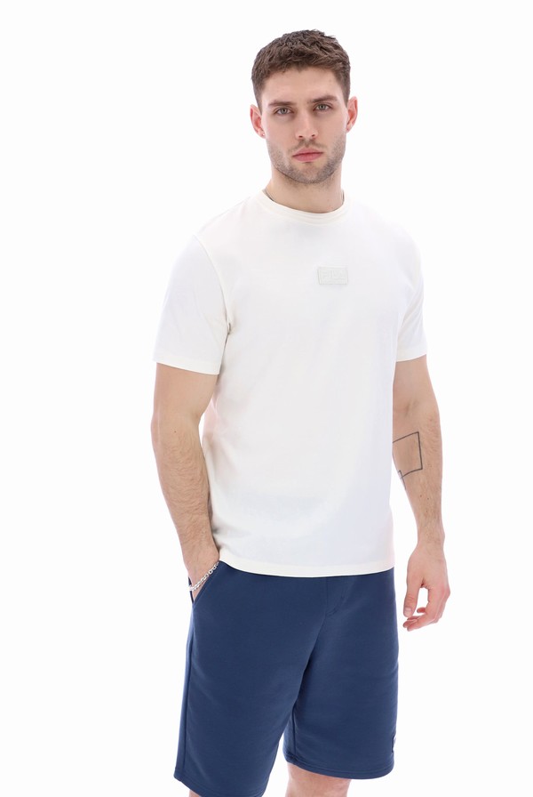 White Fila Dax Sleeve Men Tracksuits | 8265PRYHL