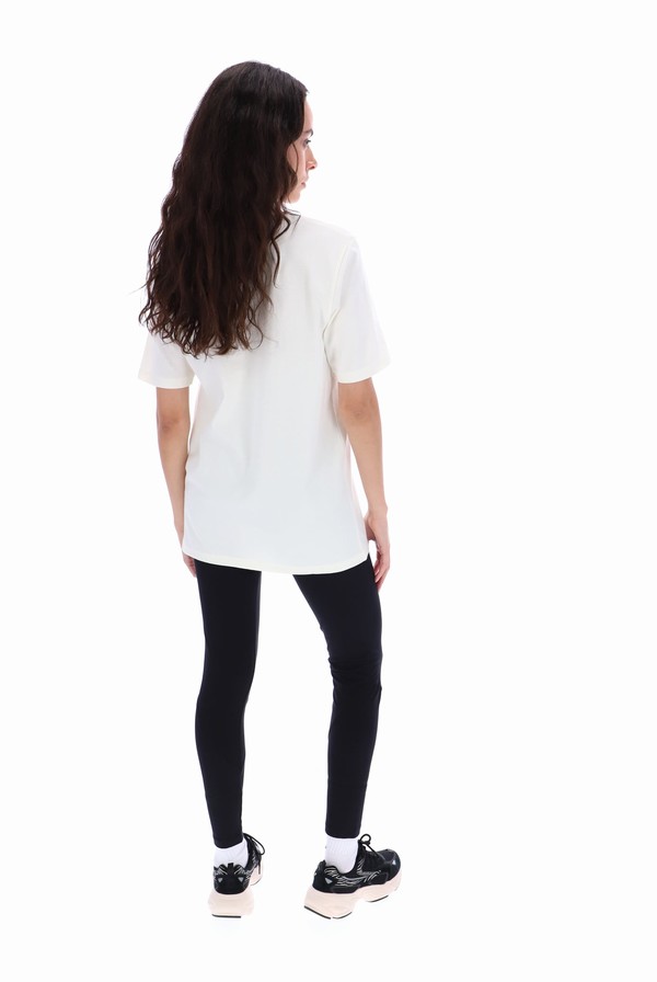 White Fila Dax Sleeve Women T-shirts | 7845EVGWA