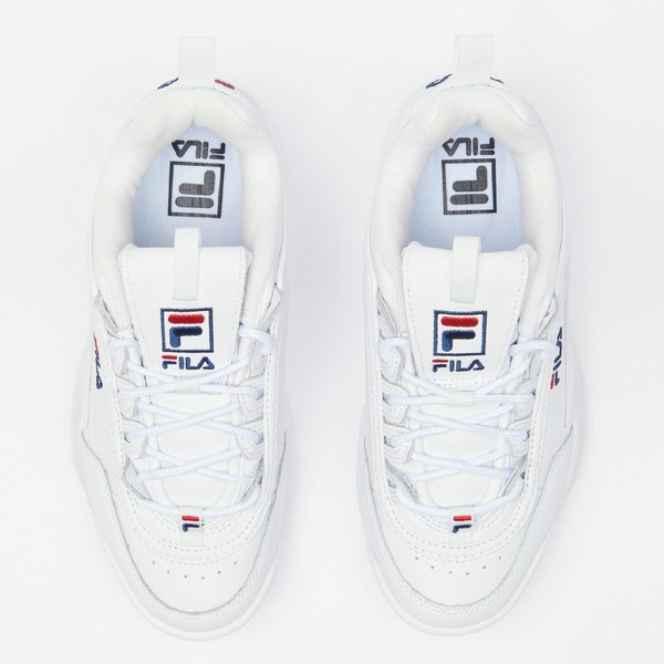 White Fila Disruptor 2 White Edition Women Trainers | 3846BJDKG