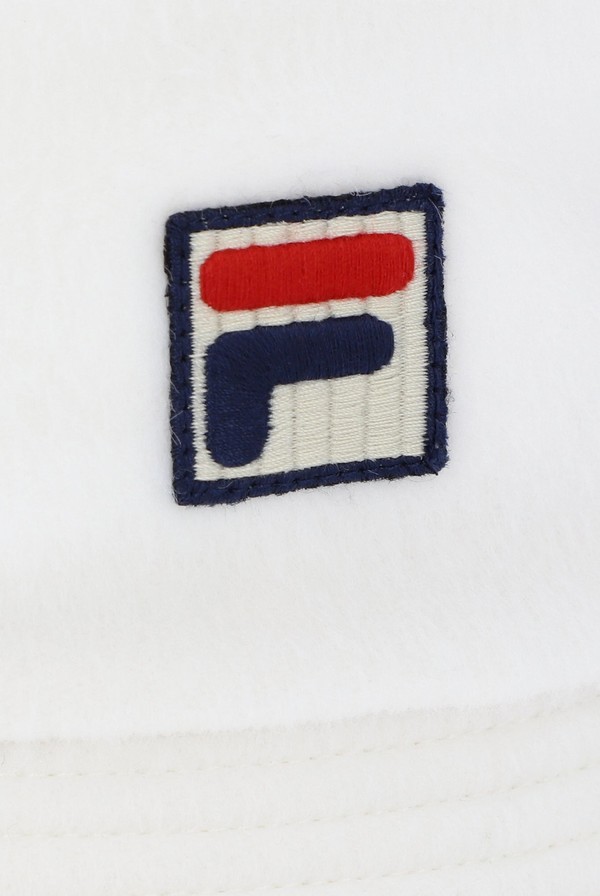 White Fila Elevens F-Box Bucket Men Hats | 3697ITMBW