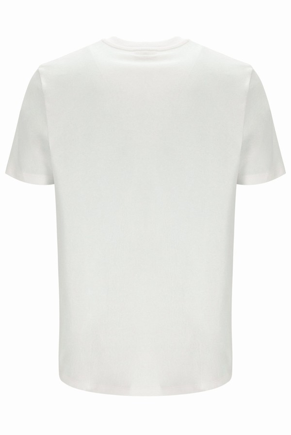 White Fila Fratel Organic Graphic Men T-shirts | 2950DLUNO