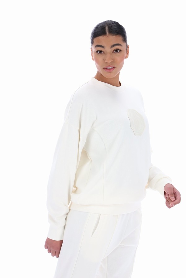 White Fila Hope Crew Women Co-ords | 5270BRHOP