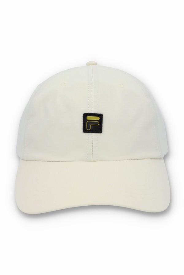 White Fila Hylo Luxury Baseball Women Caps | 3041AIMJT