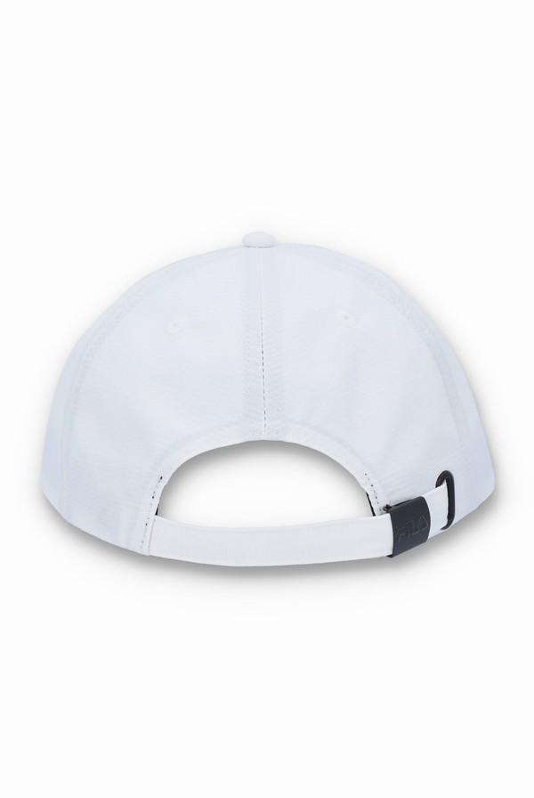 White Fila Kylo Classic 6 Panel Men Caps | 0562BKGFI