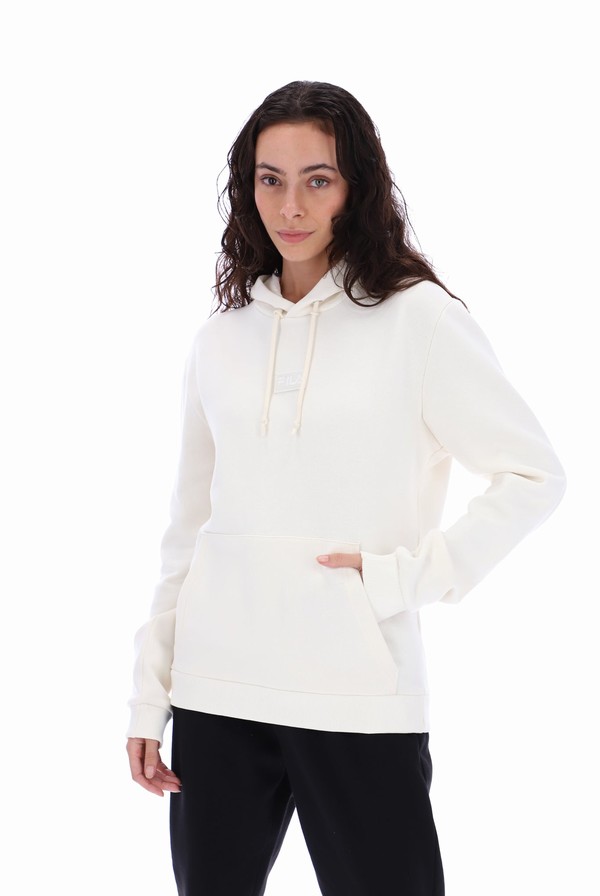 White Fila Lance 2 Recycled Fleece Women Co-ords | 7945HWRYF