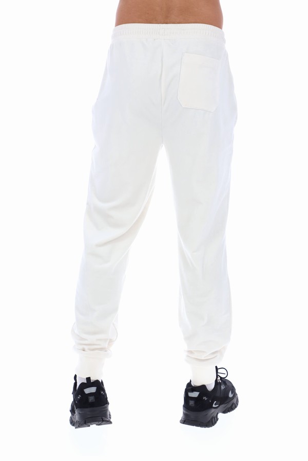 White Fila Lir Velour Men Bottoms | 2958UTHQC