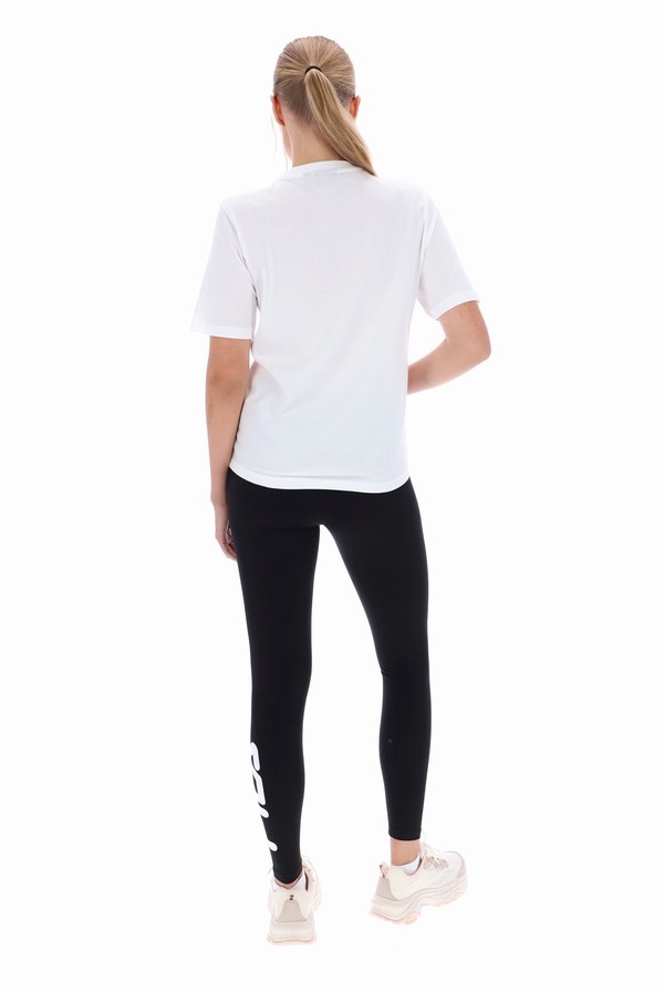 White Fila Nori Boxy Pocket Women T-shirts | 2507RYKTO