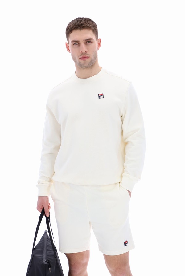 White Fila Seppi Crew Men Tracksuits | 8542LQDYX