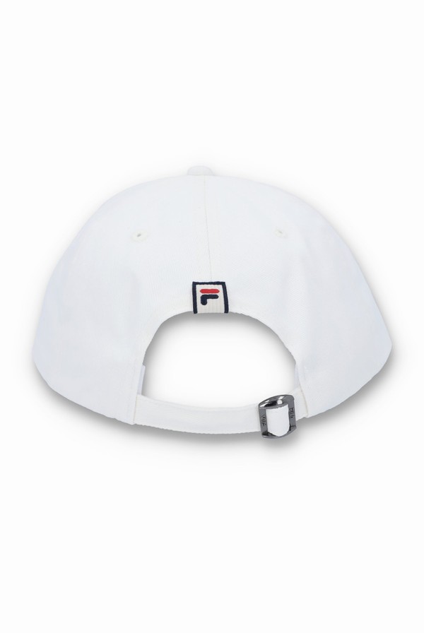 White Fila Shylo Baseball Women Caps | 2654SWKVM