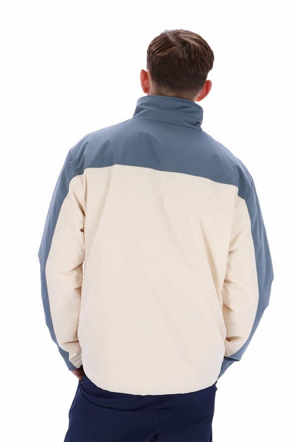 White Fila Woody Double Layered Men Jackets | 2407RFYOZ